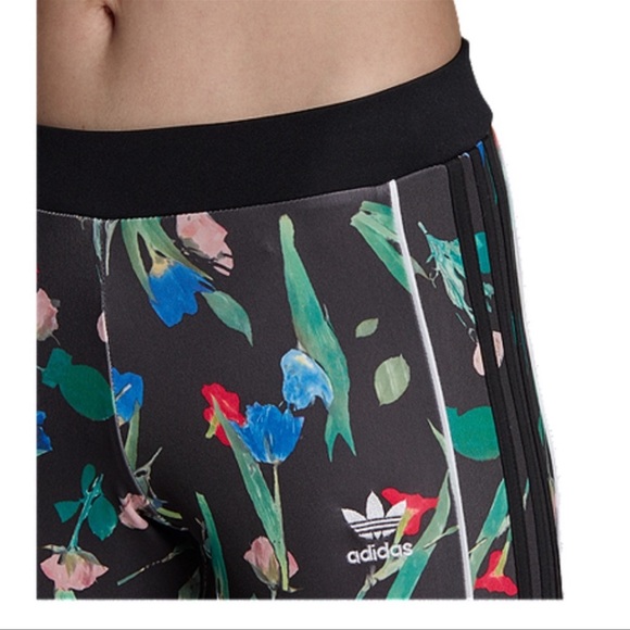 Adidas Floral Leggings - Picture 9 of 9